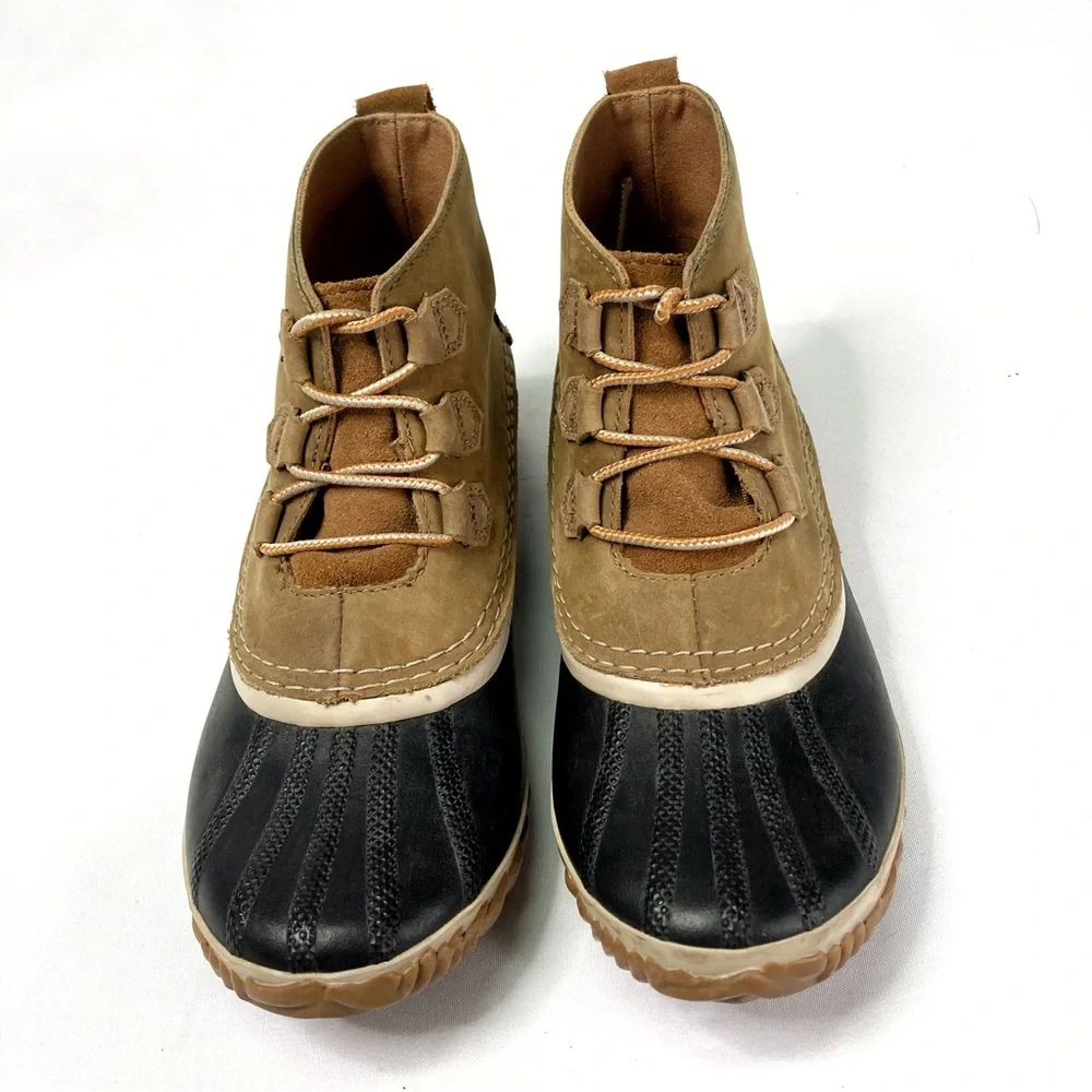 Sorel Out N About Lace Up Duck Boots Size 7 - Picture 4 of 8